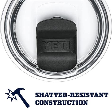 YETI Rambler 16 oz Stackable Pint, Vacuum Insulated, Stainless Steel with MagSlider Lid, Navy