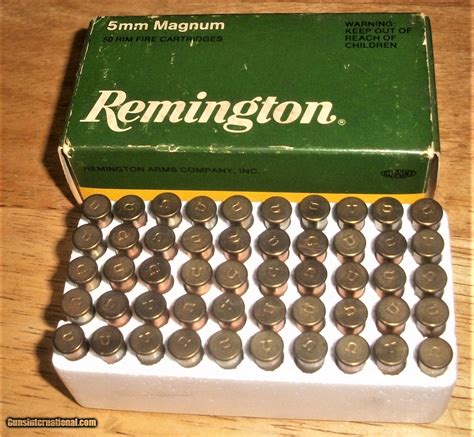 5mm Remington Magnum Ammo