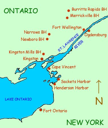 Forts of Eastern Lake Ontario, New York and Ontario