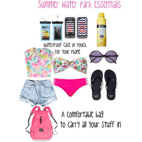 Water park essentials for this summer | Theme park outfits, Theme park ...