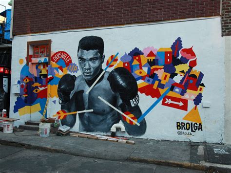 Muhammad Ali R.I.P. 1942-2016 : Brooklyn Street Art