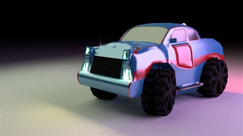 3D asset FREE low poly car model | CGTrader