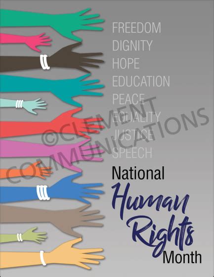 National Human Rights Month Poster