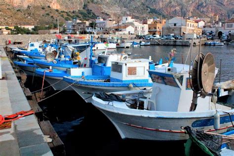 Fishing Boats in Sicily, Italy Editorial Photo - Image of industry ...