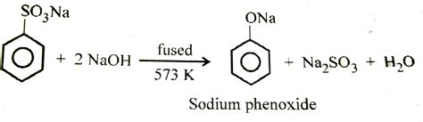 Sodium phenate ( Sodium phenoxide) is obtained , when the following co