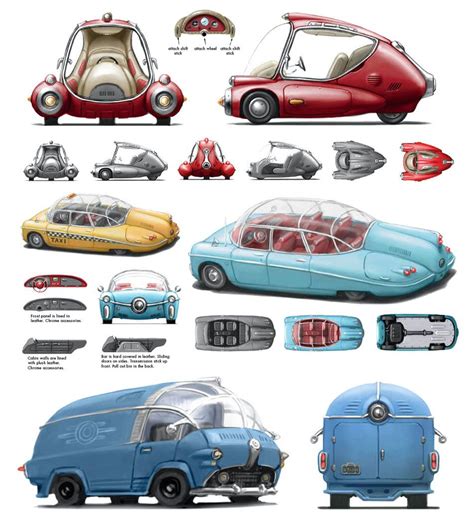 Vehicle Designs from Fallout 4 | Fallout concept art, Vehicle design ...