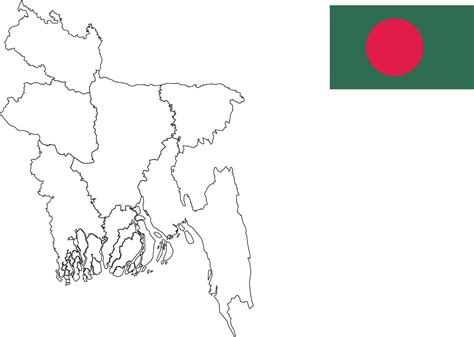 map and flag of Bangladesh 10198970 Vector Art at Vecteezy