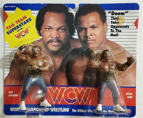 1990 WCW Galoob Series 1 Doom: Ron Simmons & Butch Reed – Wrestling ...