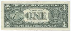 File:United States one dollar bill, reverse.jpg