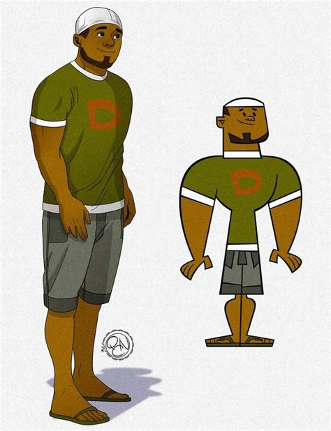 Artist Redraws 20 Total Drama Island Characters In A More Realistic Way ...