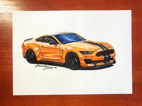 Ford Mustang Drawing