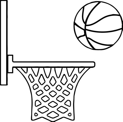 Printable Basketball Coloring Pages - Printable Word Searches