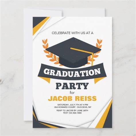 Graduation Party Invitation | Zazzle | Invitaciones para graduacion ...