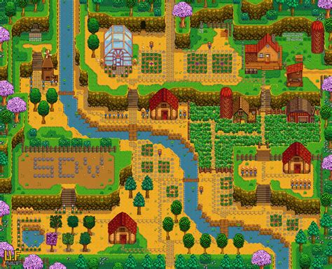 Here's my hilltop farm plans! : r/StardewValley