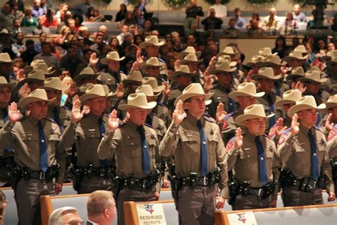 New Texas State Troopers in their uniforms entering service. [5184 x 3456] : policeporn