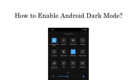 How to Enable Android Dark Mode in 2 Minutes - TechOwns