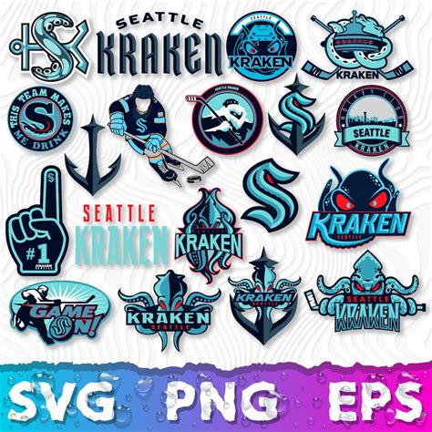 Seattle Kraken Logo SVG, Kraken Logo NHL, Seattle Kraken PNG | Inspire Uplift