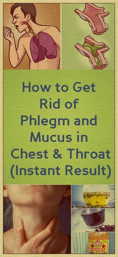 Remove Mucus and Phlegm From Your Throat and Chest Instantly With This Natural Remedy | Mucus ...