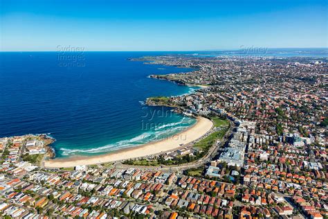 Aerial Stock Image - Bondi Beach Wide Shot