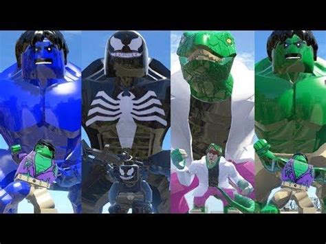 Blue Hulk,Venom,Lizard,Hulk Transformation - LEGO Marvel Super Heroes Games - YouTube | Marvel ...