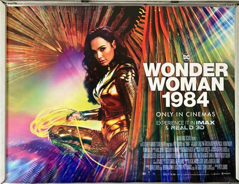 Cinema Poster: WONDER WOMAN 1984 2020 (Main Quad) Gal Gadot Chris Pine | eBay