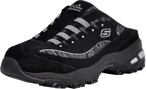 Skechers Sport Women's D'Lites Slip-On Mule Sneaker, Black 9.5 M US : Amazon.fr: Mode