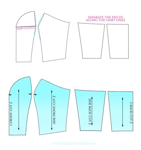 How to Draft Fitted Bodice Patterns for Strapless Garments