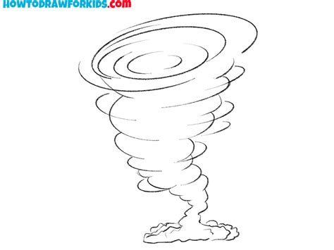 How to Draw a Hurricane - Easy Drawing Tutorial For Kids