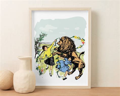 Chronicles of Narnia Illustration Print , Bookish Art , Narnia Wall ...