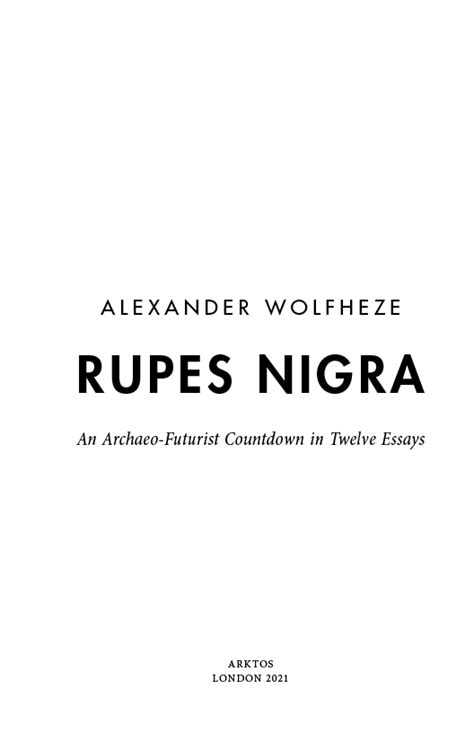 Rupes Nigra – Arktos