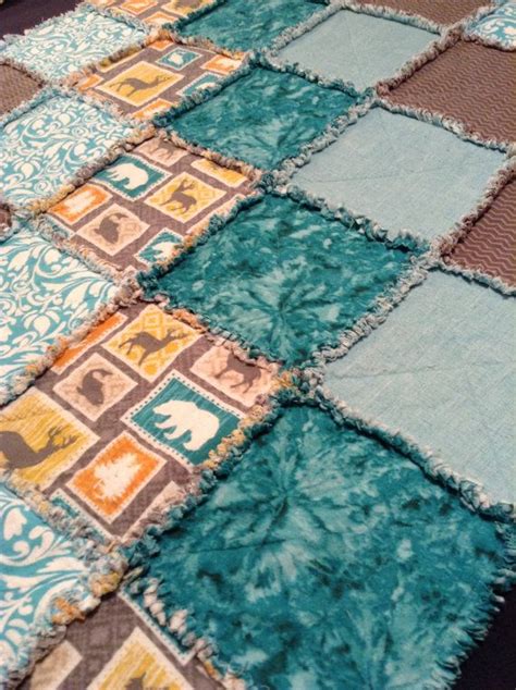 Ragged Edge Flannel QuiltMaine by HandMadeInMadison on Etsy Flannel ...