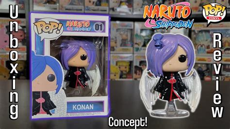 Naruto Shippuden Konan Akatsuki Funko Pop Unboxing | Naruto Custom Concepts! - YouTube