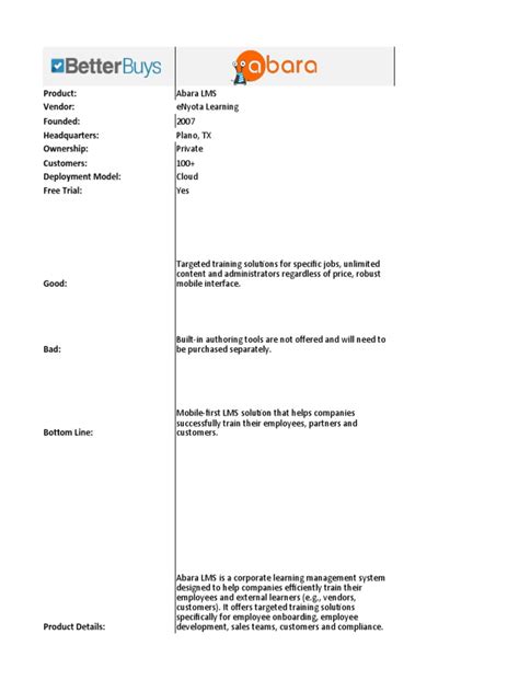 LMS Comparison Guide | PDF | Cloud Computing | Educational Technology