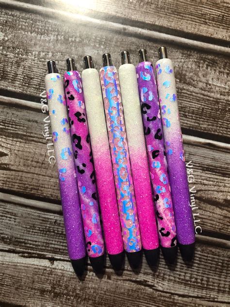 Pens Tools gift pens custom pens resin pens Personalized glitter pen monogrammed gel pen ink joy ...