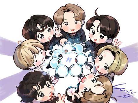 Ghim của SeokJinnie 🌕💜🌏💜🐹 trên BTS Fanart ☆♡☆ ChiBi | Anime, Dễ thương ...