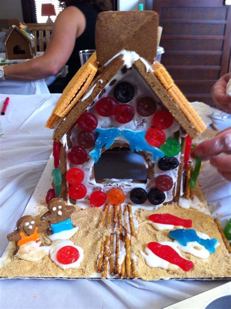 beach house | Gingerbread house, Gingerbread, Desserts