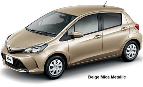 New Toyota Vitz Body color photo, Exterior colour picture, colors image