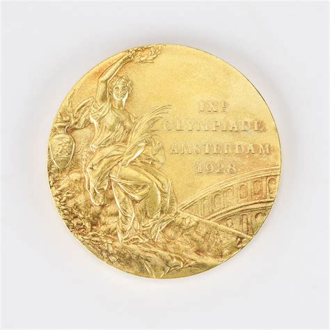 Amsterdam 1928 Summer Olympics Gold Winner's Medal | RR Auction