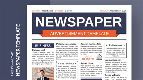 Newspaper Advertisement Free Google Docs Template - gdoc.io