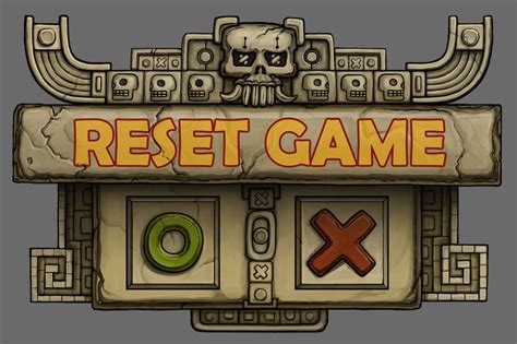 ArtStation - reset game button