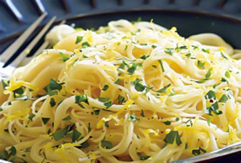 Angel Hair Pasta with Lemon Cream Sauce Recipe | Leite's Culinaria