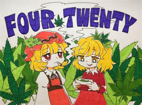 Smoke Weed Everyday (art by djrem) : r/touhou