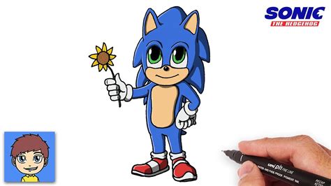 How to Draw Baby Sonic Step by Step - Sonic the Hedgehog - #Stayhome ...