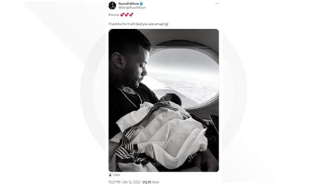 Russell Wilson heads home to Denver with new baby girl | abc10.com