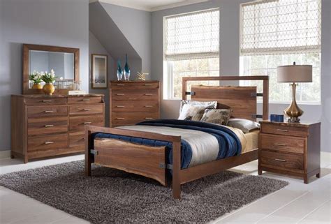 Amish Oak and Cherry Solid Wood Bedroom Group Made in USA HFM3 ...