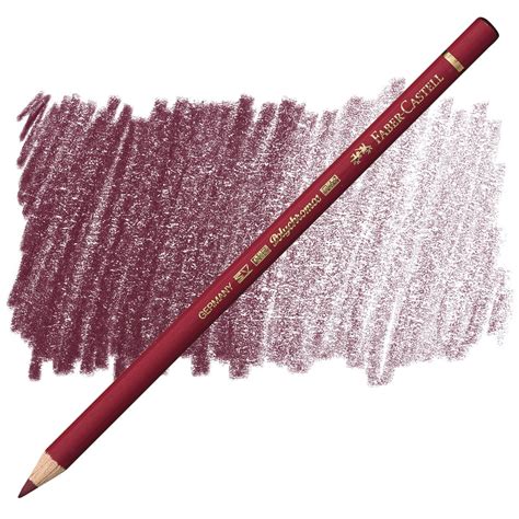 Faber-Castell Polychromos Pencil - Dark Red - Walmart.com - Walmart.com