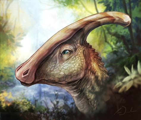 Parasaurolophus Painting by charfade on DeviantArt