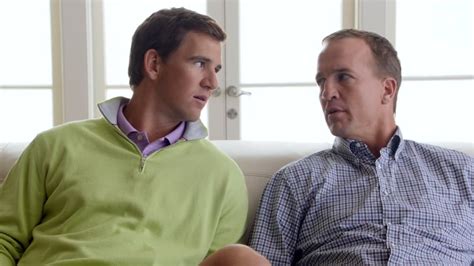 Peyton Manning and brother Eli Manning rap about fantasy football ...