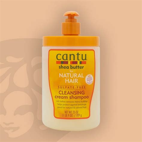 Cantu Shea Butter For Natural Hair Cleansing Cream Shampoo - Curly Hair Products