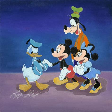 Tony Anselmo Cheering Up Donald Disney Fine Art